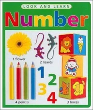 Look and Learn: Number - Board book By hinkler-books-staff - GOOD