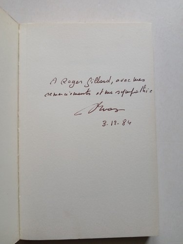 Annie ERNAUX - La place - Envoi Signé Renaudot 1984 Prix NOBEL 2022