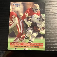 1991 Pro Set Charles Haley #651 San Francisco 49ers NFL Football Card