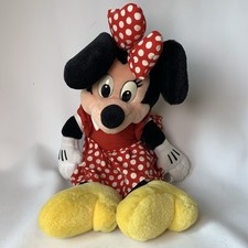 Vintage Disneyland Walt Disney World Plush Minnie Mouse Stuffed Animal