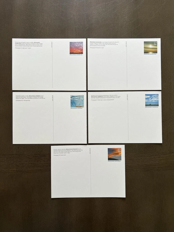 2004 Cloudscapes - Scott UX421-435 - Ser of 15 Postcards - Image 4 of 4