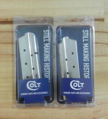 Colt 1911 Gov't OEM Magazine;  Holds 8 Rnds 10mm;  Lot of 2 SS Mags ;  573421