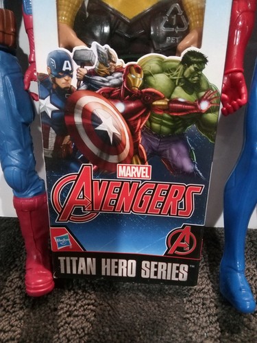 3 Marvel Figures (Captain America, Thor And Spider Man) - Picture 3 of 3