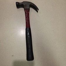 Plumb Permabond 16 oz. Curved Claw Finish Hammer Fiberglass Handle USA Vtg