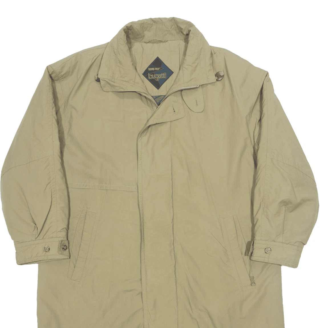 BUGATTI Gore Tex Mens Trench Coat Green L