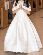 First communion dress size 7