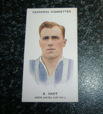 Carreras - Footballers (Small Title) No33 - E. Hart, Leeds Utd