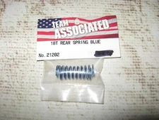 Vintage RC Associated RC18T 1.90 lb/in Rear Shock Springs Steel Blue (2) 21202