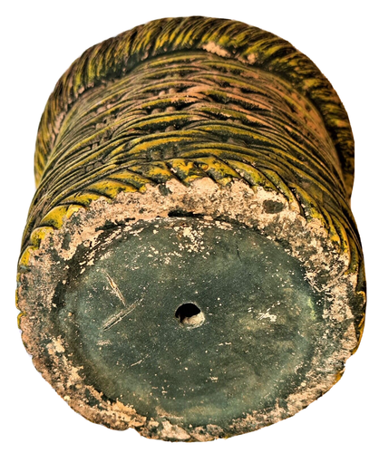Unique VINTAGE Terracotta pot hollow log 15 x 14 cm VERY RARE FIND the last one - Picture 3 of 4