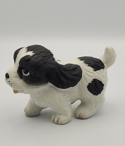 COCKER SPANIEL Perro Cachorro Figura SET 2 Interiors Hogar Homco 1427 Negro Blanco - Imagen 4 de 15