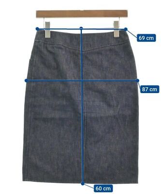 CHANEL Indigo Denim Long Maxi Skirt Size 36XS Rank B Free CHANEL Indigo Denim Long Maxi Skirt Size 36XS Rank B Free