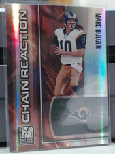 2007 DONRUSS ELITE CHAIN REACTION MARC BULGER REFRACTOR /400 #CR-24 RAMS MSK