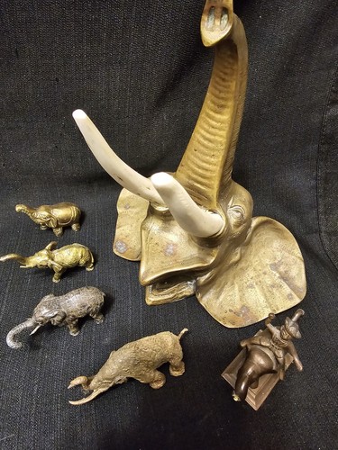 RARE ANTIQUE VIENNA BERGMAN COLD PAINTED BRONZE MAMMOTH.MASTADON CIRCA 1920,s - Picture 9 of 12