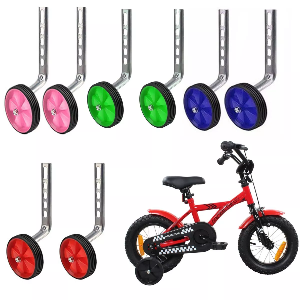 Universal Child Kids Bicycle Bike Cycle Training Wheels Stabilisers 12 20