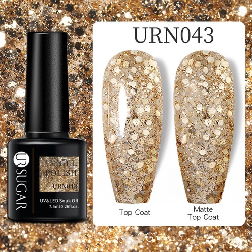 UR SUGAR 7,5 ml esmalte de uñas sin limpieza capa superior base gel arte en uñas gel remojo UV - Imagen 27 de 44