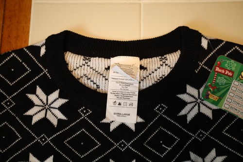 Forum Novelties Chillin' With My Snow Buds Snowman Adult Ugly Christmas Sweater - Picture 14 of 19
