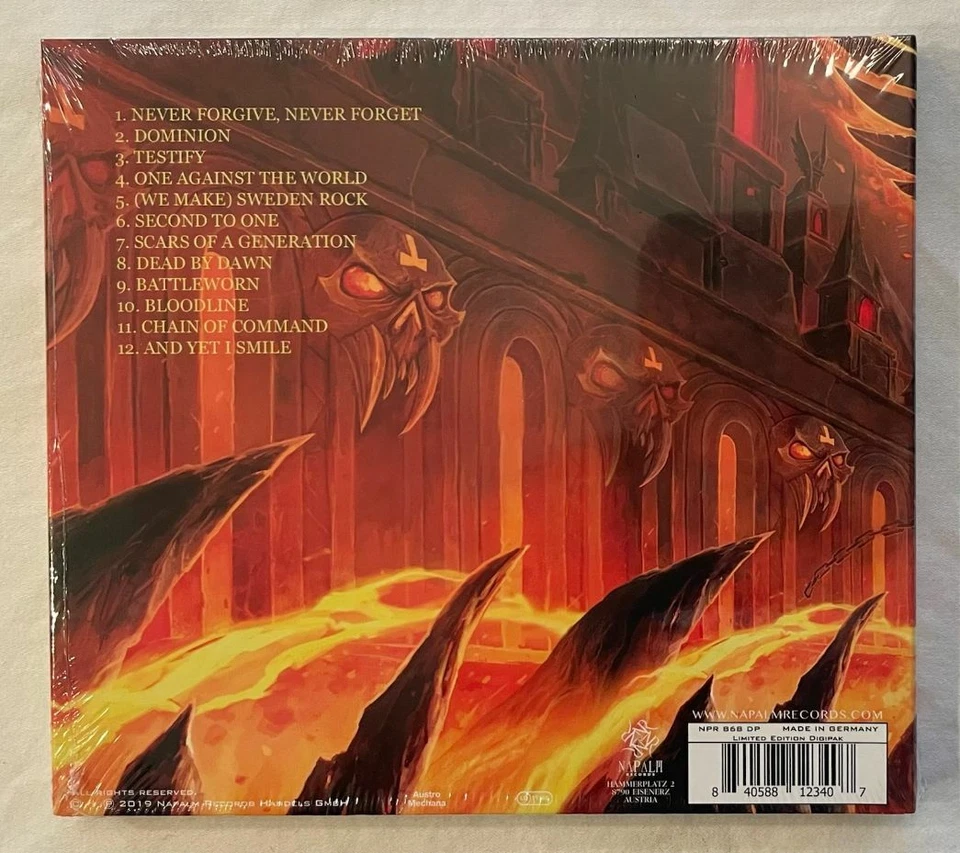 Hammerfall - Dominion CD (Signed by all 5 band members) Limited Edition NEW - Image 3 of 3