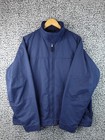 Columbia Jacket Mens Large Blue Fleece Lined Water Resistant Northern Utilizer