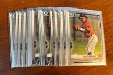 Luis Toribio 2021 Bowman CHROME #228 (1st Bowman) San Francisco Giants Rookie RC