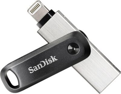 SanDisk 64GB iXpand Flash Drive Go, mit Lightning und USB 3.0 Anschlüssen