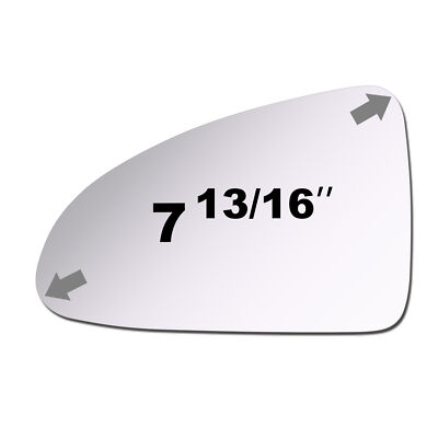 Espejo Retrovisor Izquierdo Para Chevrolet Malibu 2004-2008 - Lado Conductor Plano (Vidrio Real)