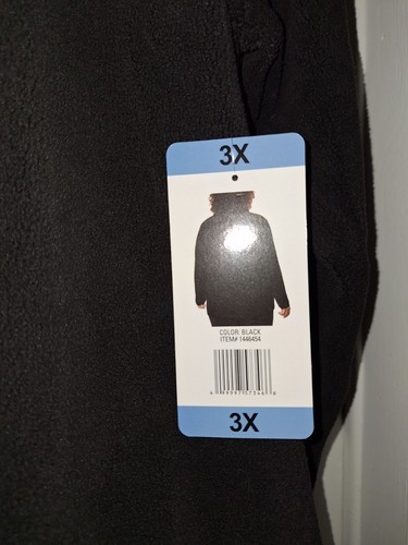 NEW 32 Degrees Heat Women's Plus Snap Arctic Fleece Pullover Soft Sweater. 3X - Picture 3 of 11