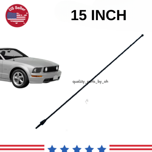 Ford Mustang Antenna 13-Inch Replacement Radio Antenna Mast For 2010-2014 Ford Mustang - Black Rubber Stubby Ford Focus Antenna - Foto 8