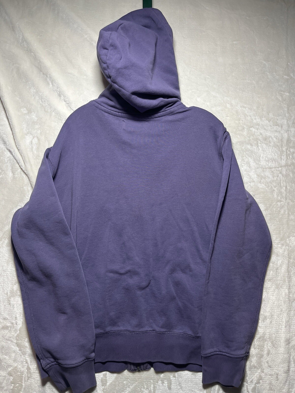 Giacca Polo Ralph Lauren Y2k XL con cappuccio zip intera outdoor manica lunga viola pony