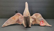 Ty Beanie Baby - SWOOP the Pterodactyl Dinosaur Stuffed Animal Toy. New
