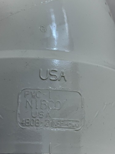Nibco 4" 4808-2 22-1/2 FTG Elbow SPG x Hub PVC K079630 10 Pack - Picture 7 of 8