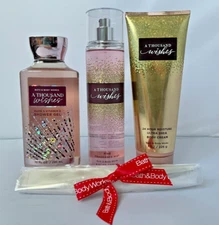BATH & BODY WORKS  A THOUSAND WISHES BODY MIST CREAM SHOWER GEL GIFT SET