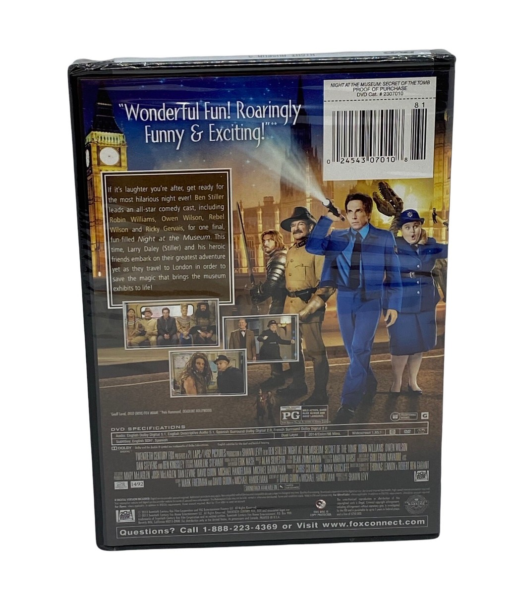 Ben Stiller - Night At The Museum Secret of the Tomb DVD