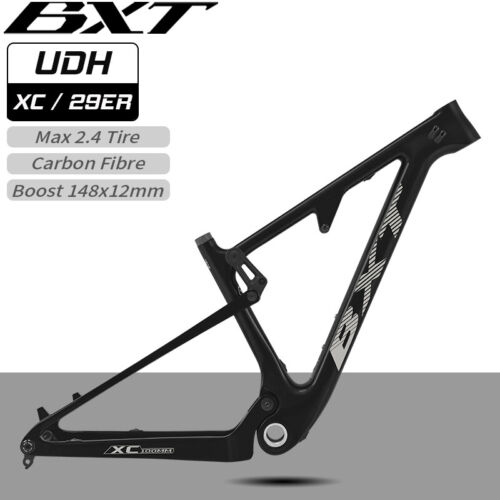 Cuadro de bicicleta de fibra de carbono con suspensión completa BXT XC Mountain Bike Frames 29 pulgadas - Imagen 3 de 31