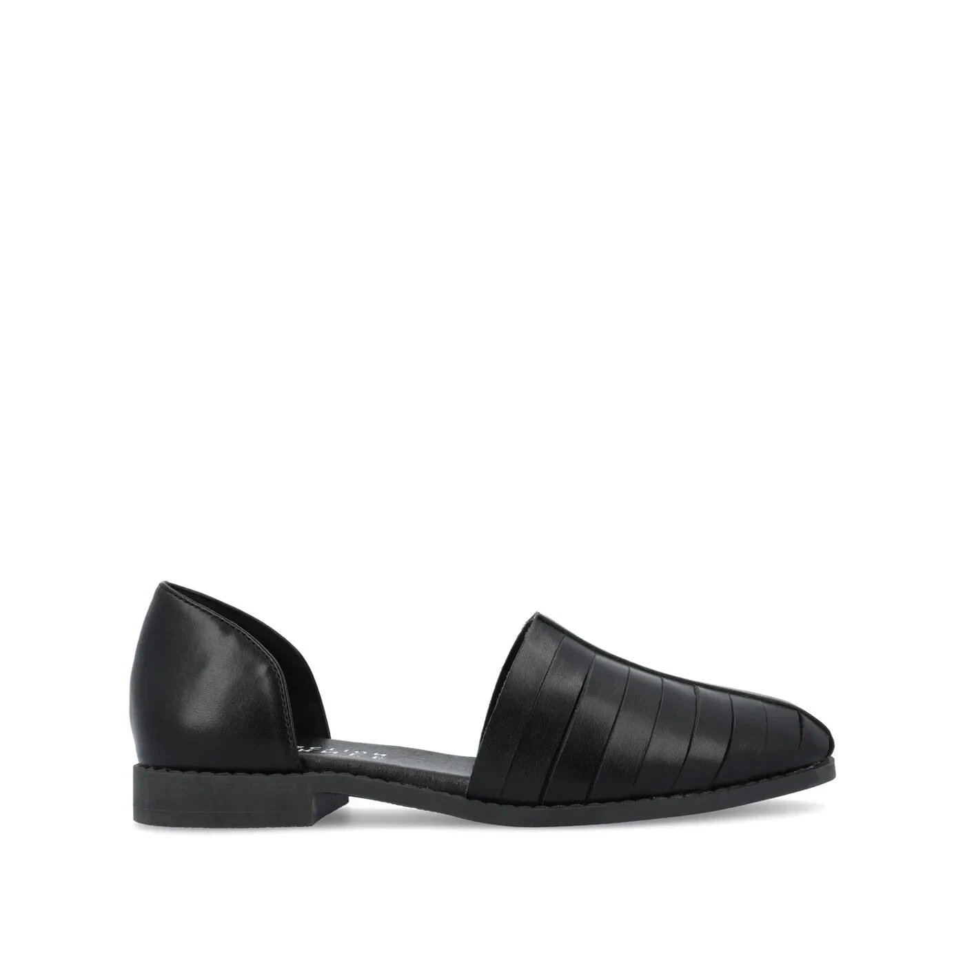 Journee Collection Anyah Women's D'Orsay Flat Black US Size 7