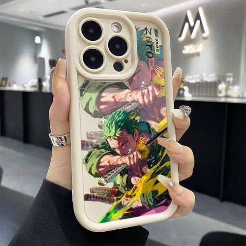 One Piece Zoro Anime Für iPhone 11 12 13 14 15 Case Hülle Schutzhülle Cover TPU - 第 3/6 張圖片