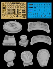 1/350 USS Enterprise/Constitution NCC-1701 (refit) Detail set for Polar Lights