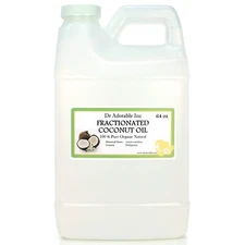  100% PURE COCONUT OIL FRACTIONATED ORGANIC  BY DR ADORABLE 64 OZ/  2 QUARTERS