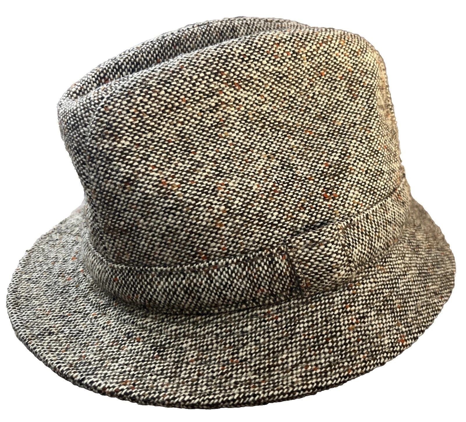 Sombreros vintage de tweed Fedora para hombre