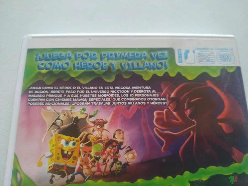 Bob Esponja Y Amigos Globs Of Doom en Español - Juego Wii Nintendo PAL Am, foto 4 de 5