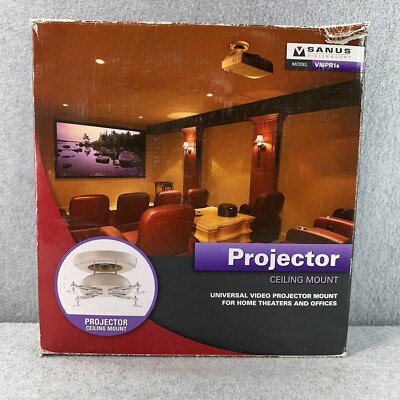 SANUS Vision Mount VMPR1s Universal TV Projector Ceiling Mount Home Theater