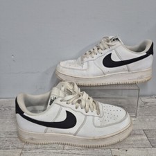 Nike Air Force 1 '07 Shoes Sneakers Low White Black Retro CT2302-100 Mens 9