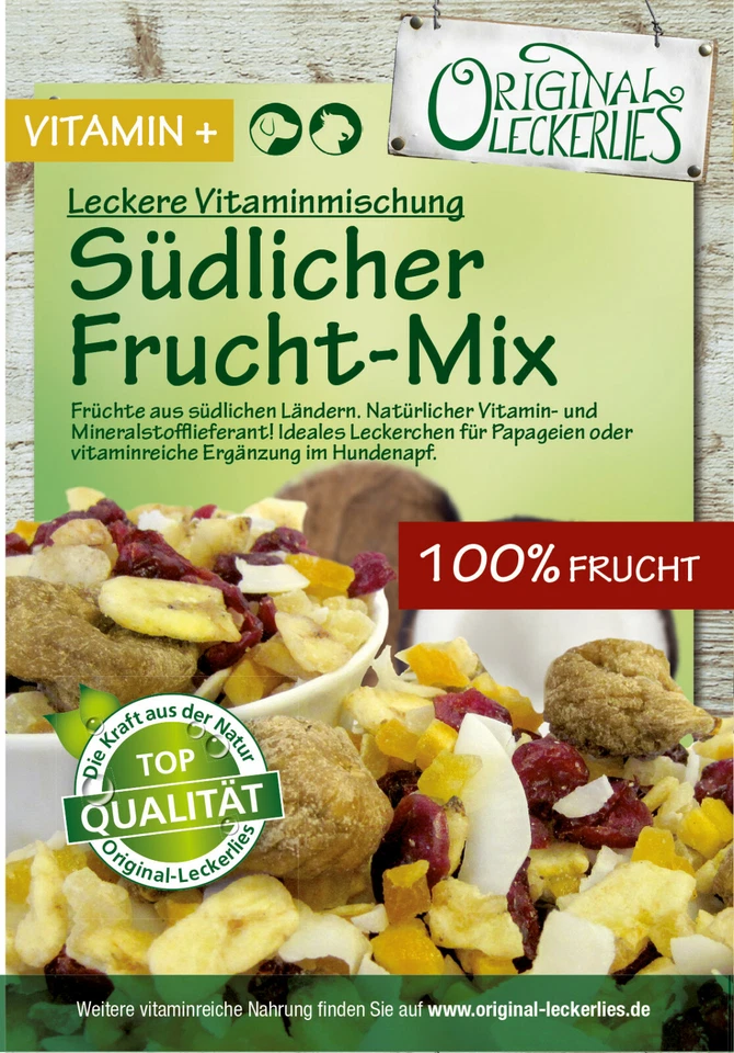 *400g* Südlicher Frucht-Mix, für Hunde, BARF, getreidefrei, nat. Vitamine, Obst - Bild 4 von 4
