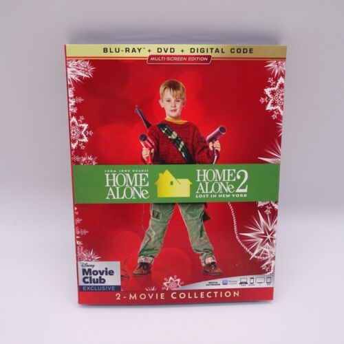 Home Alone/Home Alone 2 (Blu-ray + DVD, Disney Movie Club Exclusive) New Sealed