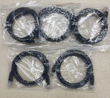 Cat 5e 5 Ft Ethernet LAN Patch Cord Network Cable Lot of 5