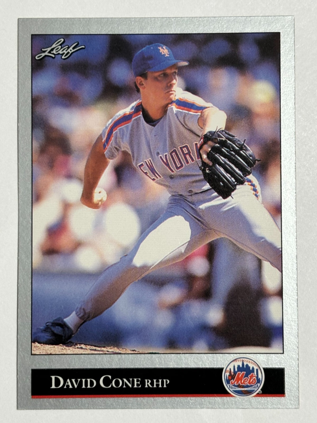 1992 Leaf #92 David Cone New York Mets