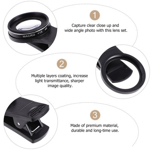 Portable Phone Camera Lens Camera Phone Lenses Smartphone Camera Lens - 第 8/12 張圖片