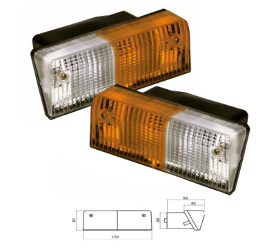 Faro Per Trattore Fiat Anteriore Dx Serie Oro Fanale Destro - Foto 6