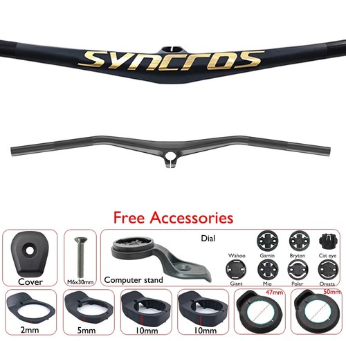 Carbon MTB Bicycle Integrated COCKPIT Handlebar Lightweight Bar with Gasket - Picture 14 of 40