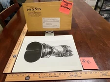 1960s PRATT AND WHITNEY ENGINE PROOF/PHOTO 11X14 (SOUTHERN N.E. TOPOGRAPHIC) #15