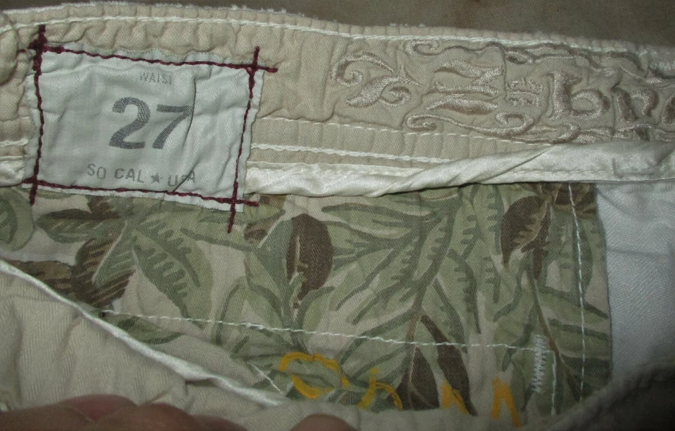 Pantalones cortos informales largos blancos Z-BRAND para mujer talla 27 Foto 4 de 4